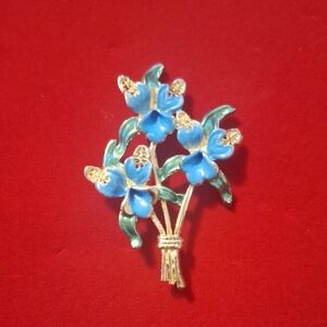 Orchid Bouquet Brooch